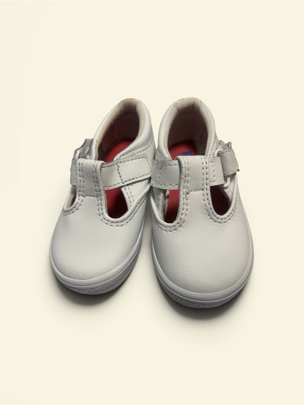 Keds White Toddler T-Strap Sneakers